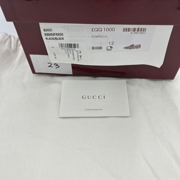 Men’s Gucci velvet horse bit loafers size 12 made in Italy main image 6